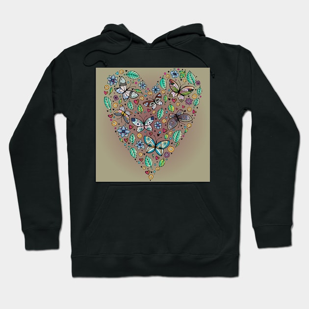 Butterflies 209 (Style:3) Hoodie by luminousstore